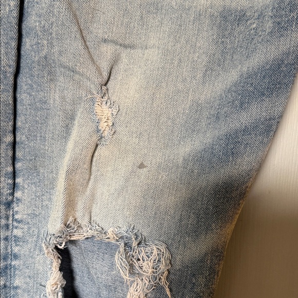 Men's Distressed Blue Jeans - Picture 3 of 9